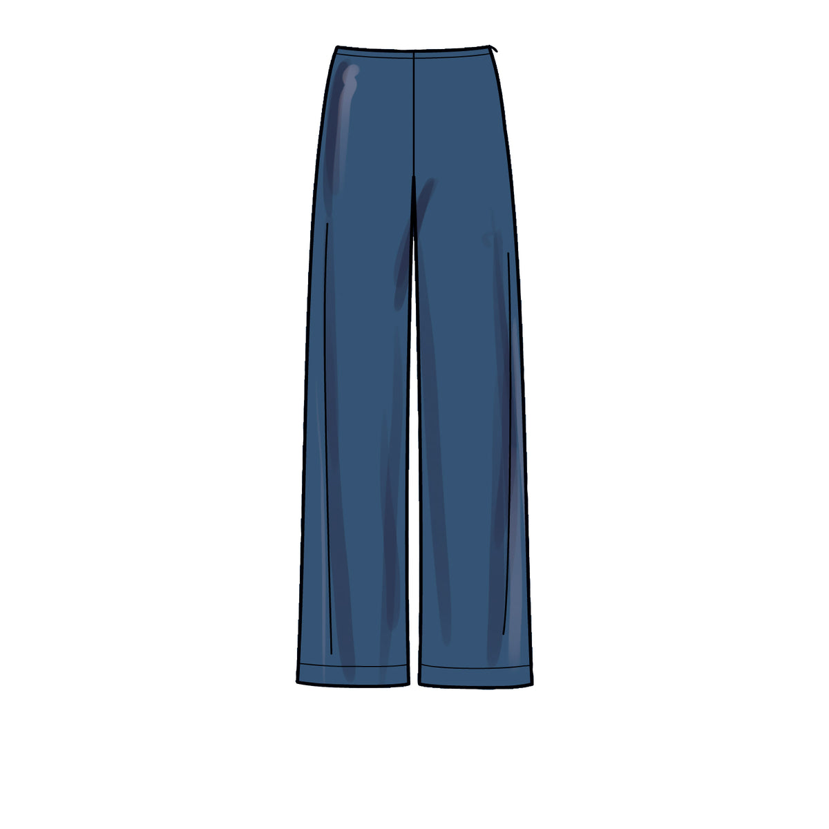 New Look N6678 sewing pattern envelope showing button-front top and trousers designs