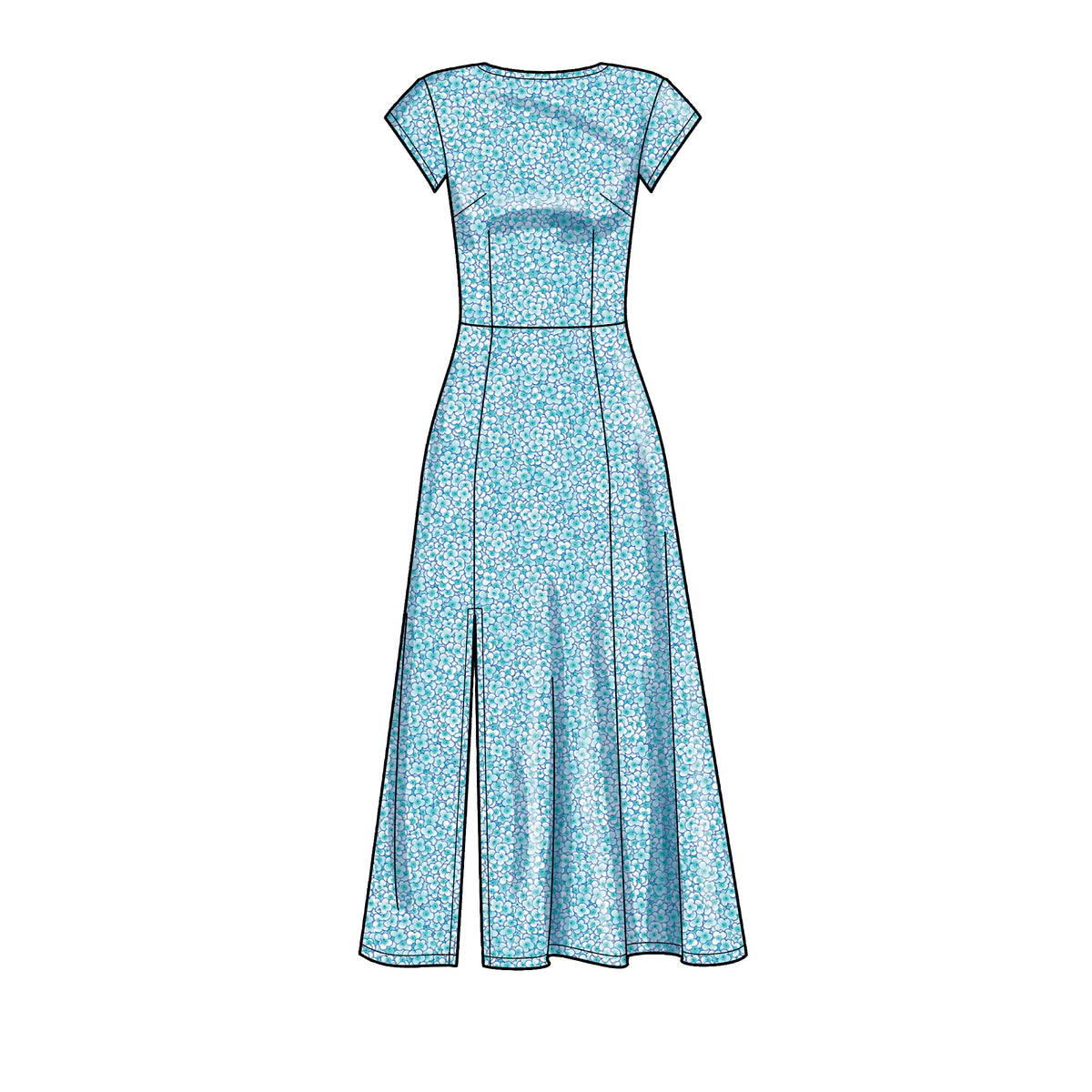 New Look N6696 sewing pattern envelope showing cap sleeve dresses designs