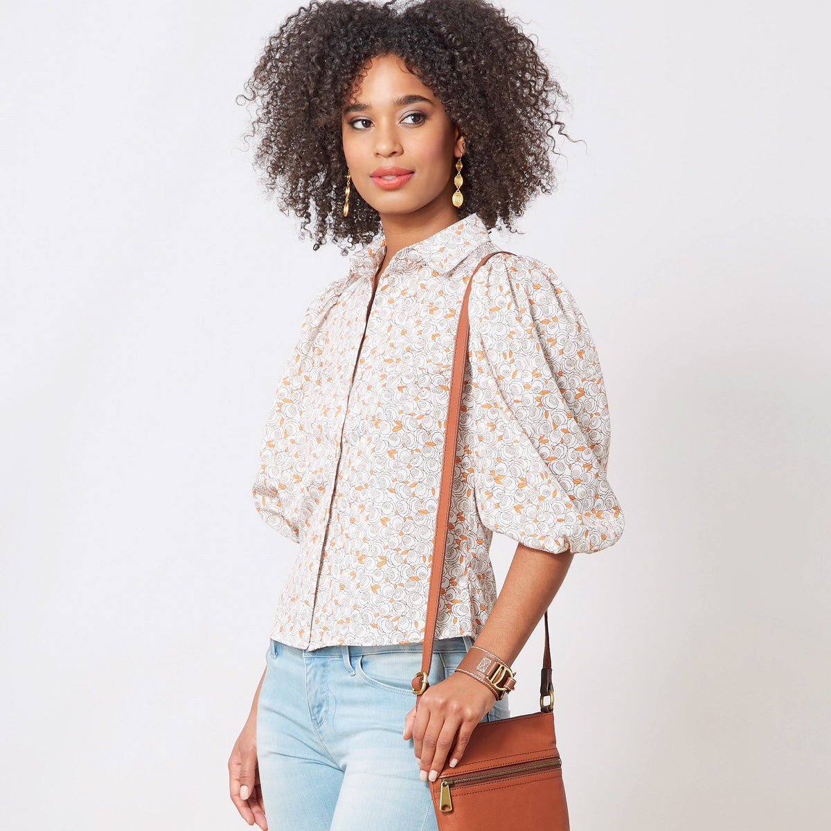 New Look N6698 sewing pattern envelope showing tops designs