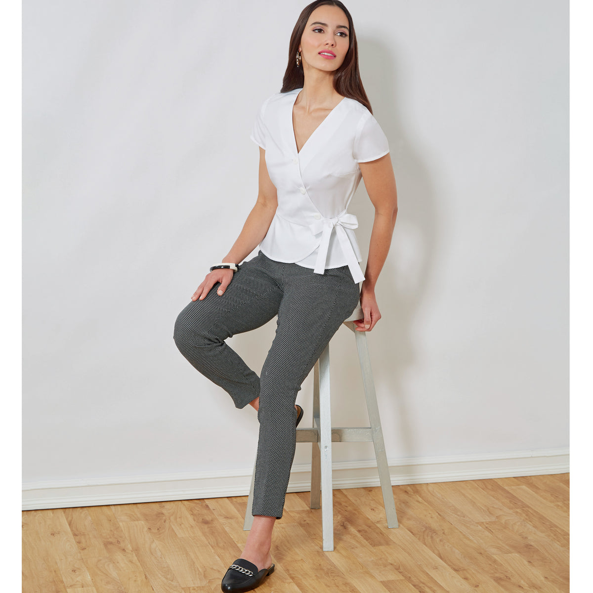 New Look N6700 sewing pattern envelope showing wrap tops designs