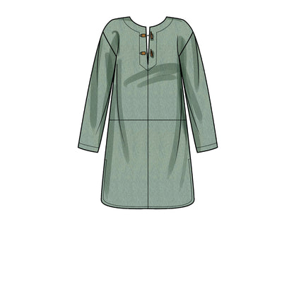 New Look N6706 sewing pattern envelope showing poncho with or without hood
