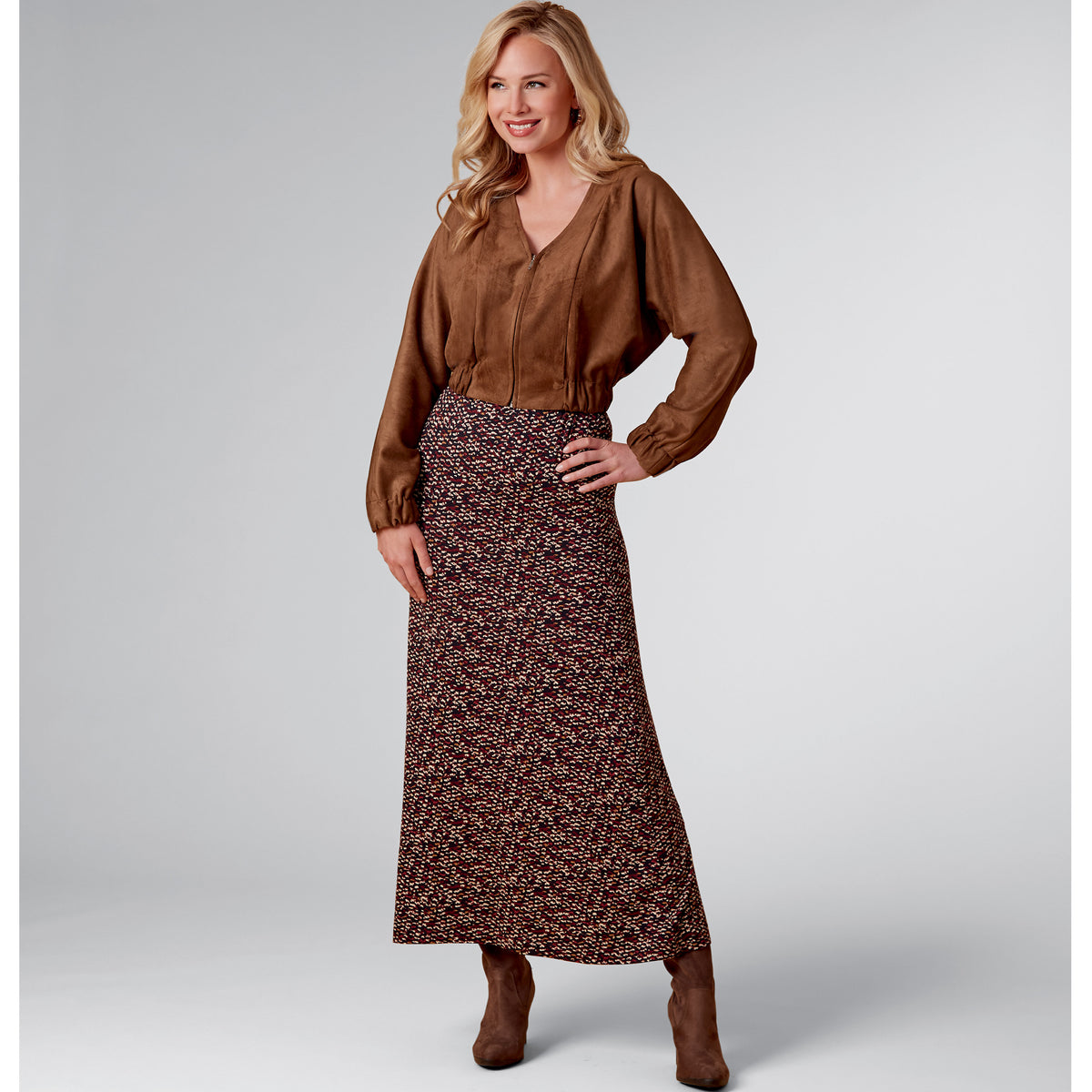 New Look N6710 sewing pattern envelope showing zip front jacket