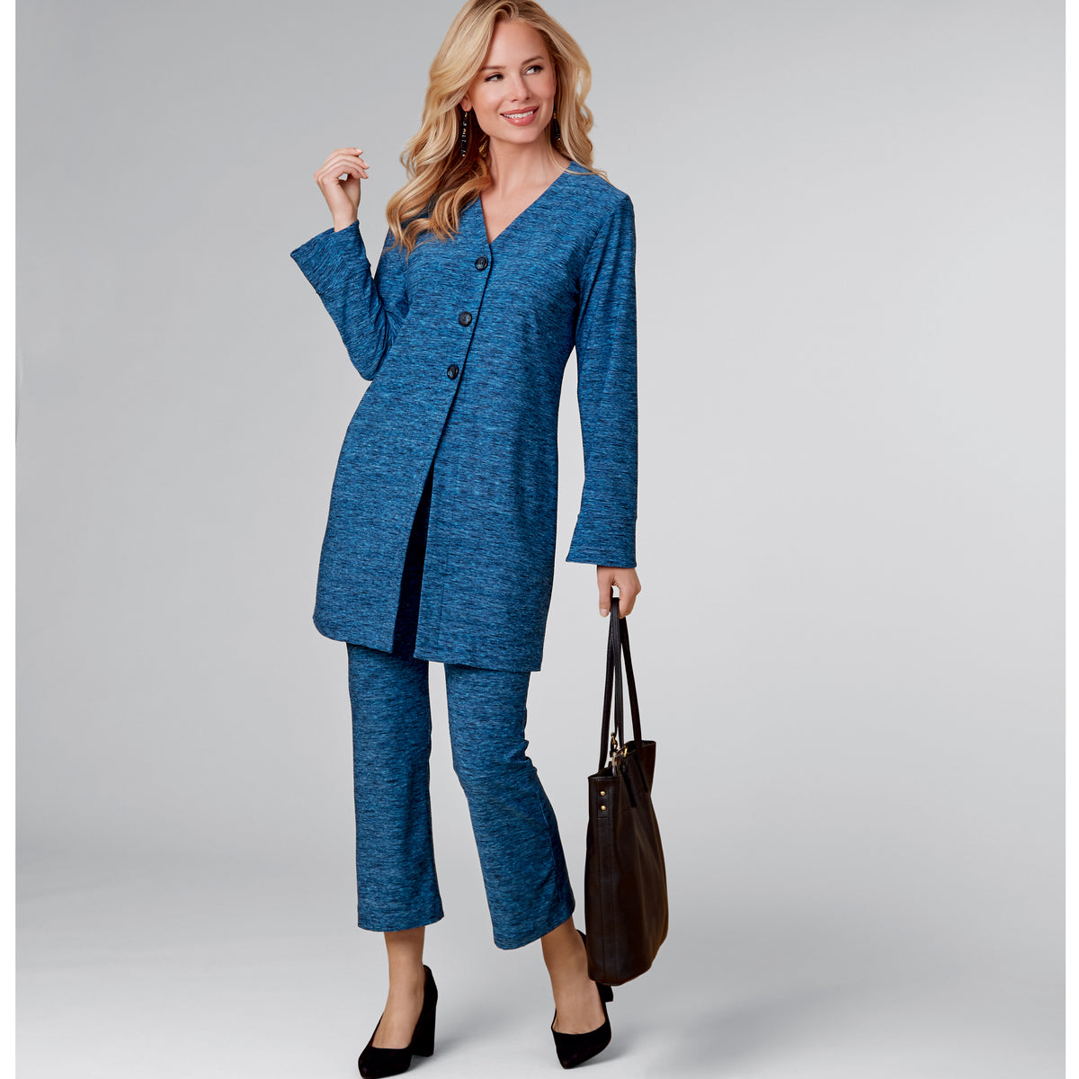 New Look N6711 sewing pattern envelope showing v-neck knit cardigan