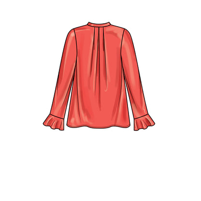 New Look N6712 sewing pattern envelope showing pleated top