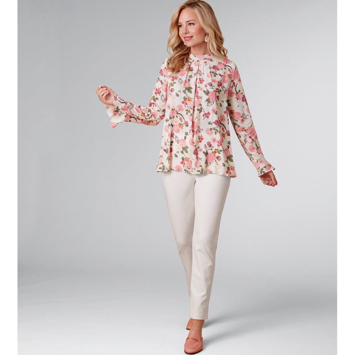 New Look N6712 sewing pattern envelope showing pleated top