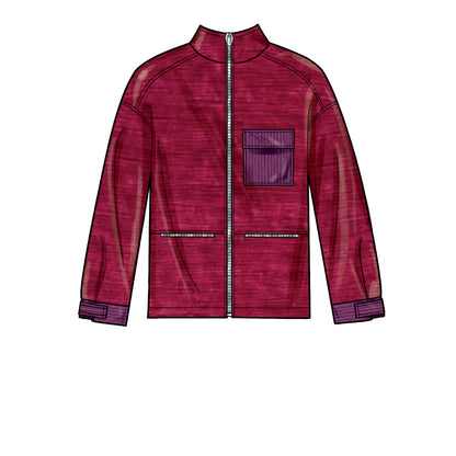 New Look N6713 sewing pattern envelope showing jacket and vest
