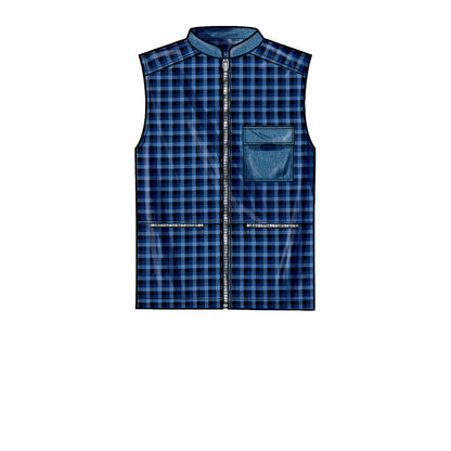 New Look N6713 sewing pattern envelope showing jacket and vest