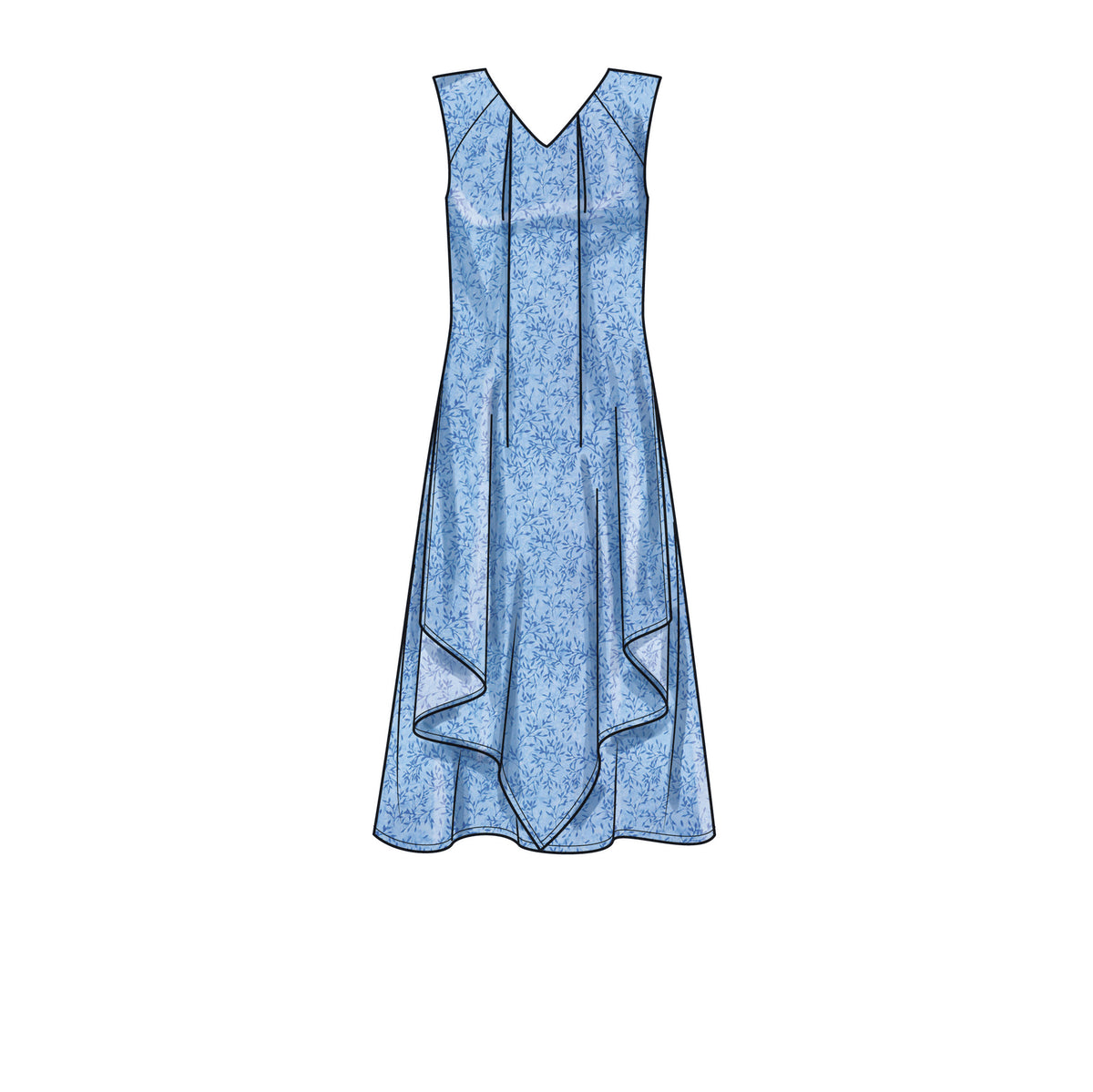 New Look N6717 sewing pattern envelope showing stretch knit dress