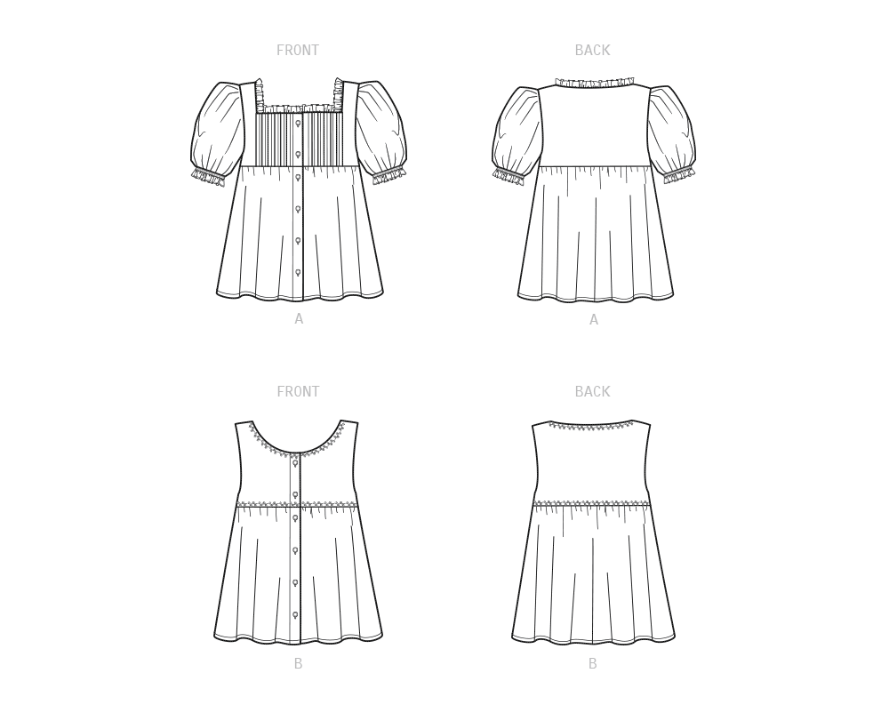 New Look N6719 sewing pattern envelope showing square neck button front top