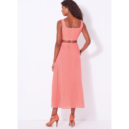 New Look N6722 sewing pattern envelope showing separates set
