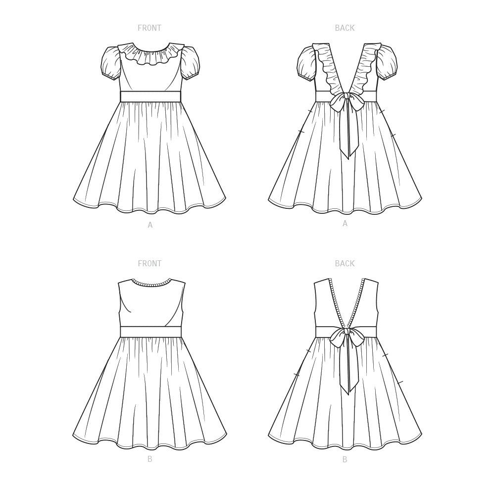 New Look N6726 sewing pattern envelope showing below-the-knee dress