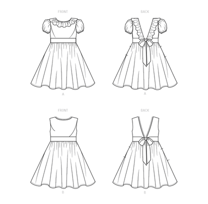 New Look N6726 sewing pattern envelope showing below-the-knee dress