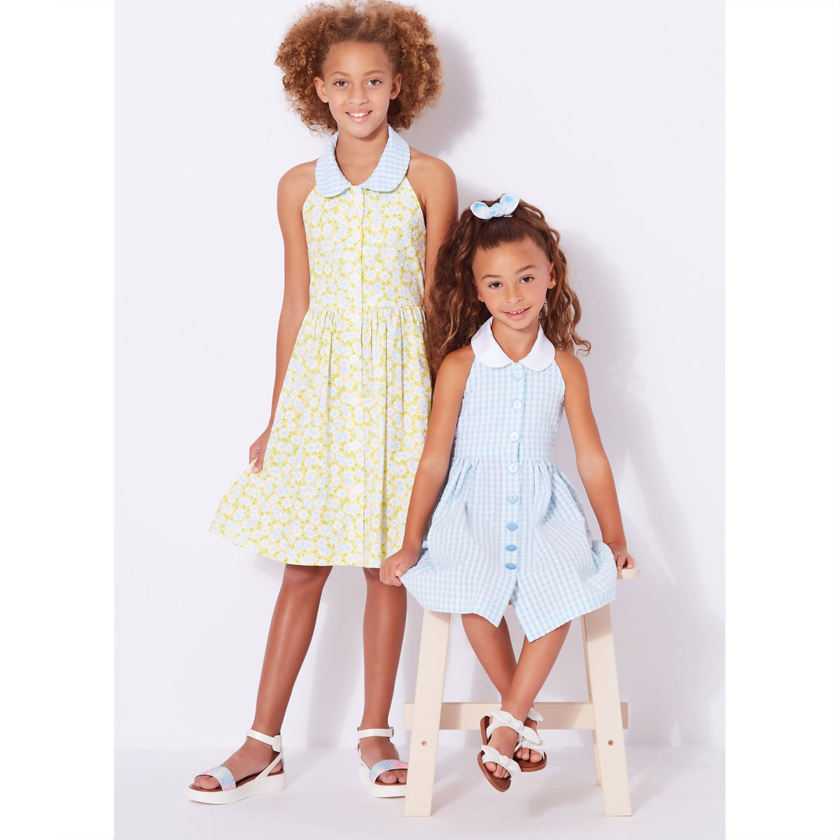 New Look N6727 sewing pattern envelope showing sundresses with lined bodices