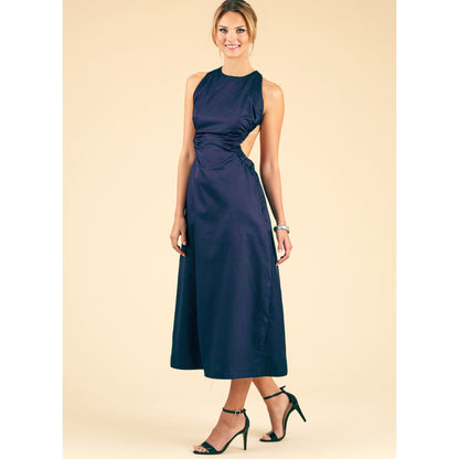New Look N6731 sewing pattern envelope showing cut-away dress