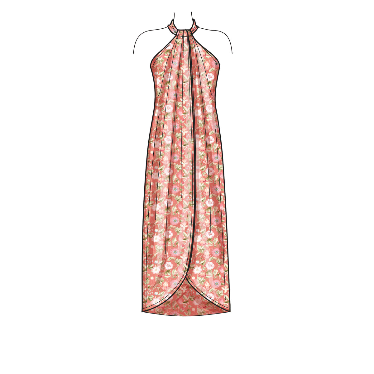 New Look N6736 sewing pattern envelope showing halter tops