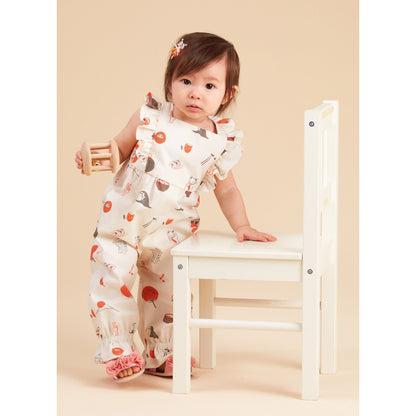 New Look N6738 sewing pattern envelope showing baby rompers