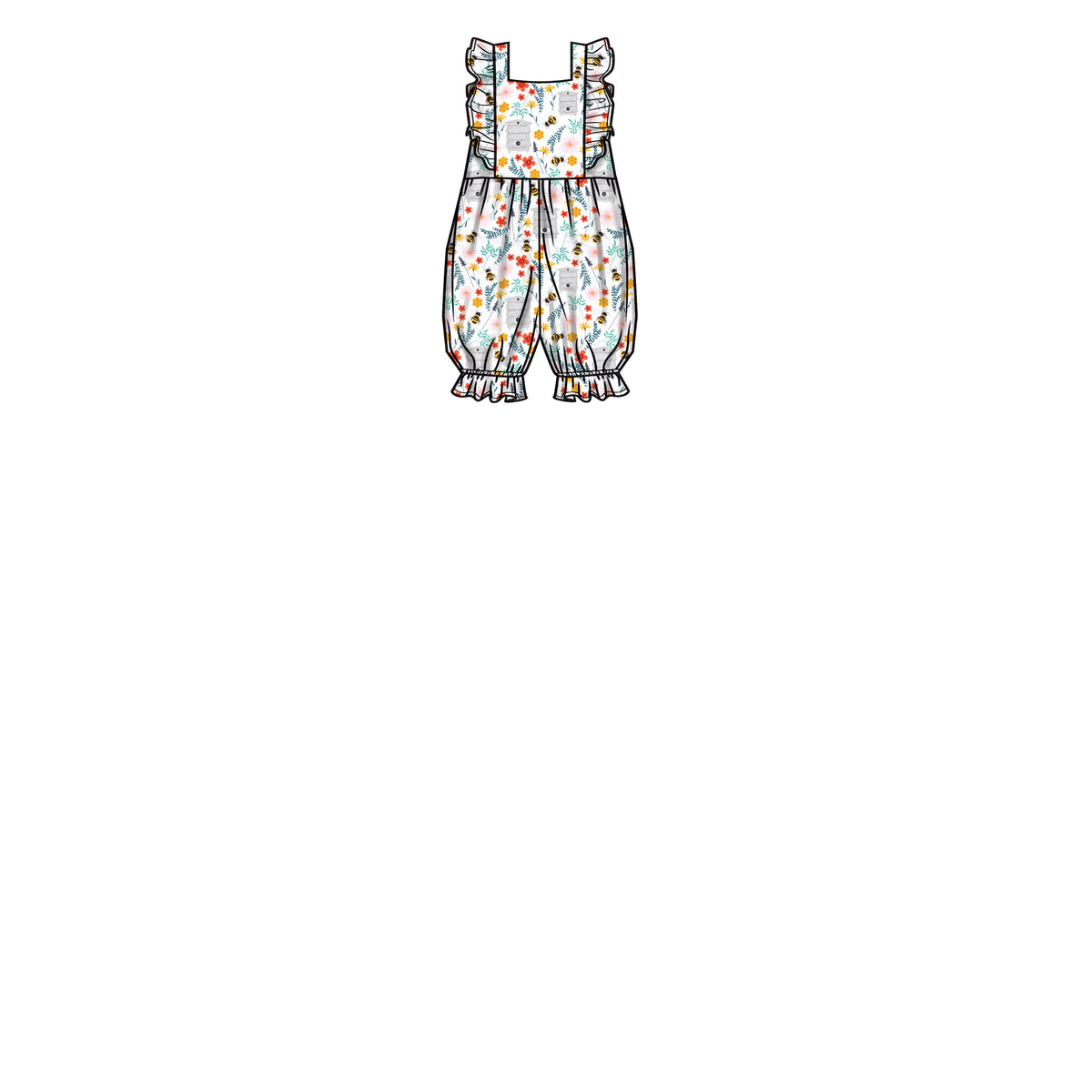 New Look N6738 sewing pattern envelope showing baby rompers