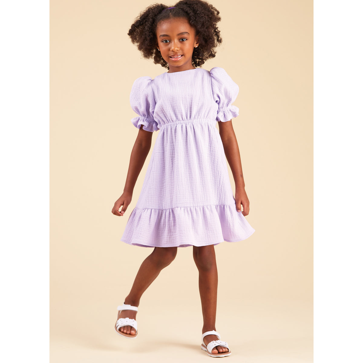 New Look N6739 sewing pattern envelope showing ruffled dress and peplum top
