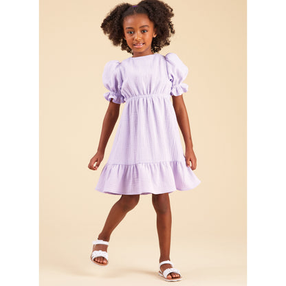 New Look N6739 sewing pattern envelope showing ruffled dress and peplum top