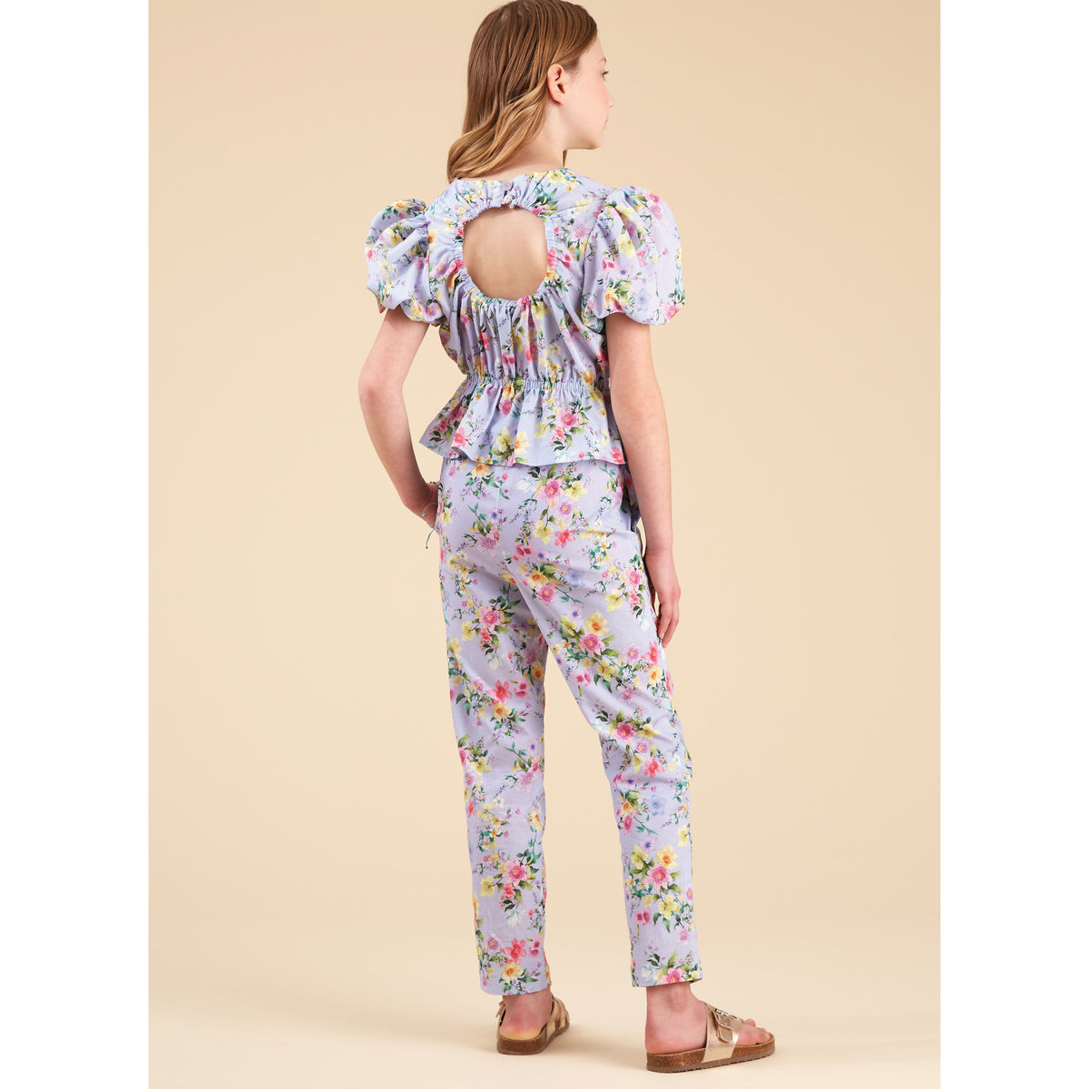 New Look N6739 sewing pattern envelope showing ruffled dress and peplum top