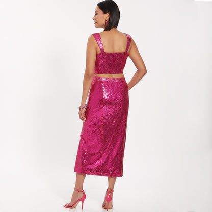 New Look N6741 sewing pattern envelope showing two-piece dress set