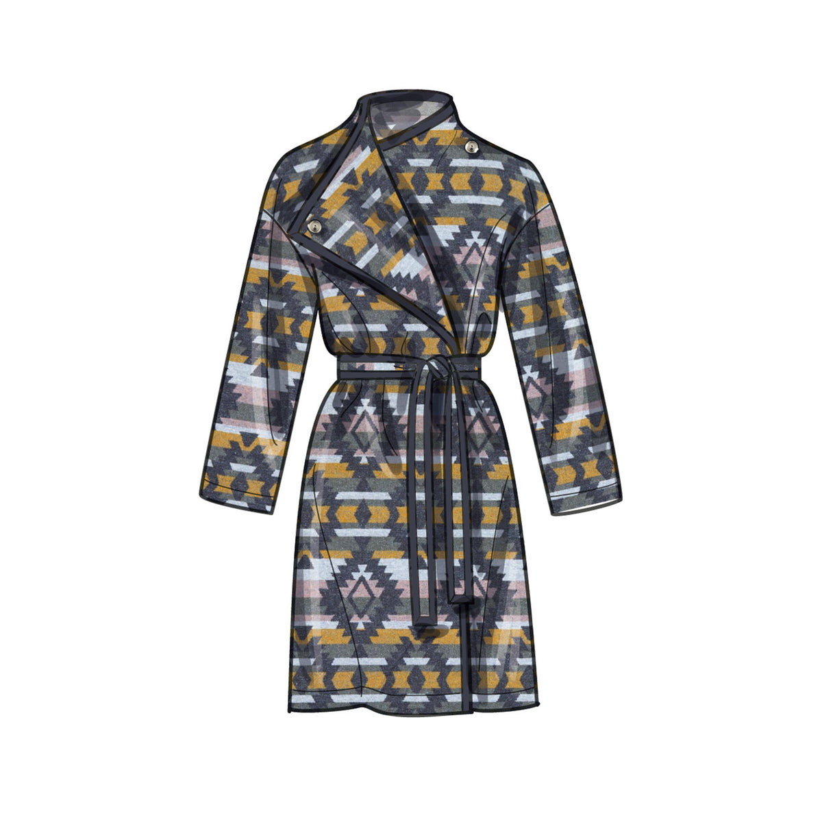 New Look N6742 sewing pattern envelope showing wrapped coat and jacket