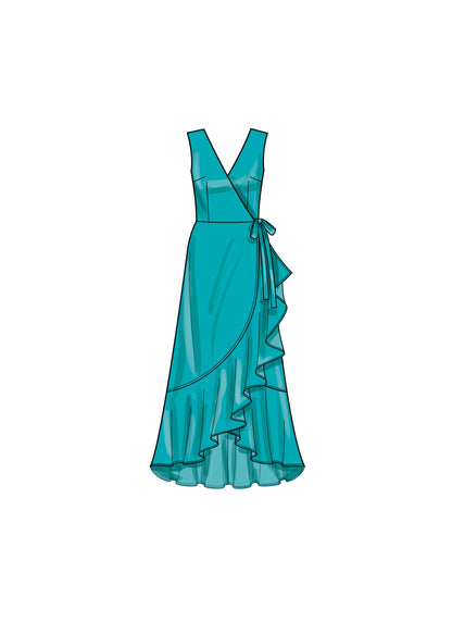 New Look N6750 sewing pattern envelope showing wrap dress