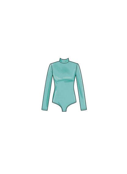 New Look N6752 sewing pattern envelope showing long sleeve bodysuit