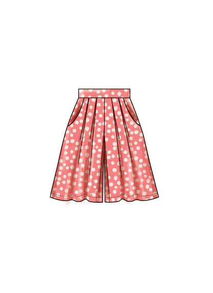 New Look N6756 sewing pattern envelope showing easy shorts and wide leg trousers