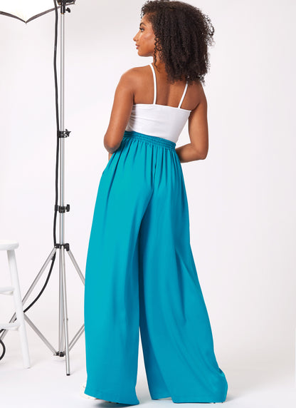 New Look N6756 sewing pattern envelope showing easy shorts and wide leg trousers