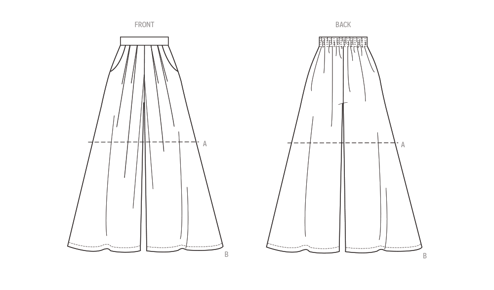 New Look N6756 sewing pattern envelope showing easy shorts and wide leg trousers