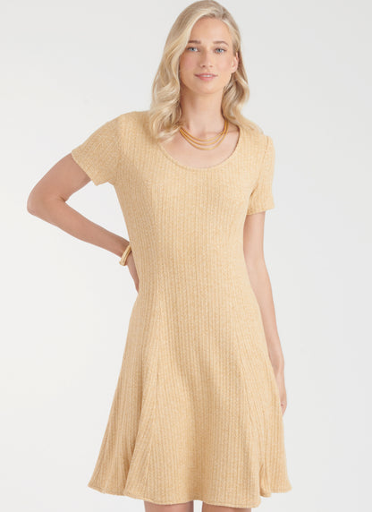 New Look sewing pattern N6765 envelope showing a pullover dress