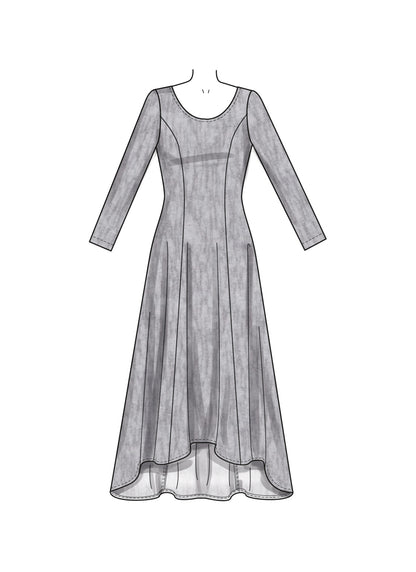 New Look sewing pattern N6765 envelope showing a pullover dress