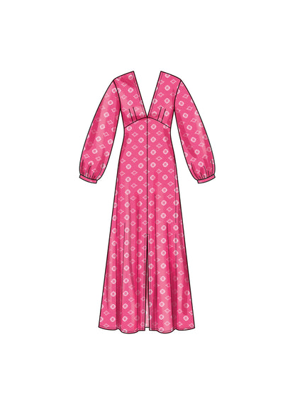 New Look sewing pattern N6766 envelope showing loose-fitting pullover dresses