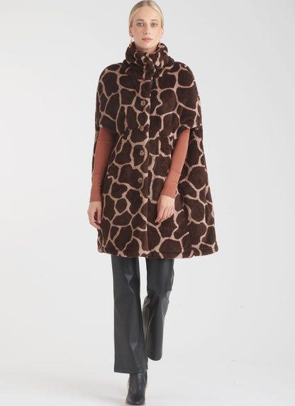 New Look sewing pattern N6768 envelope showing a semi-fitted unlined cape