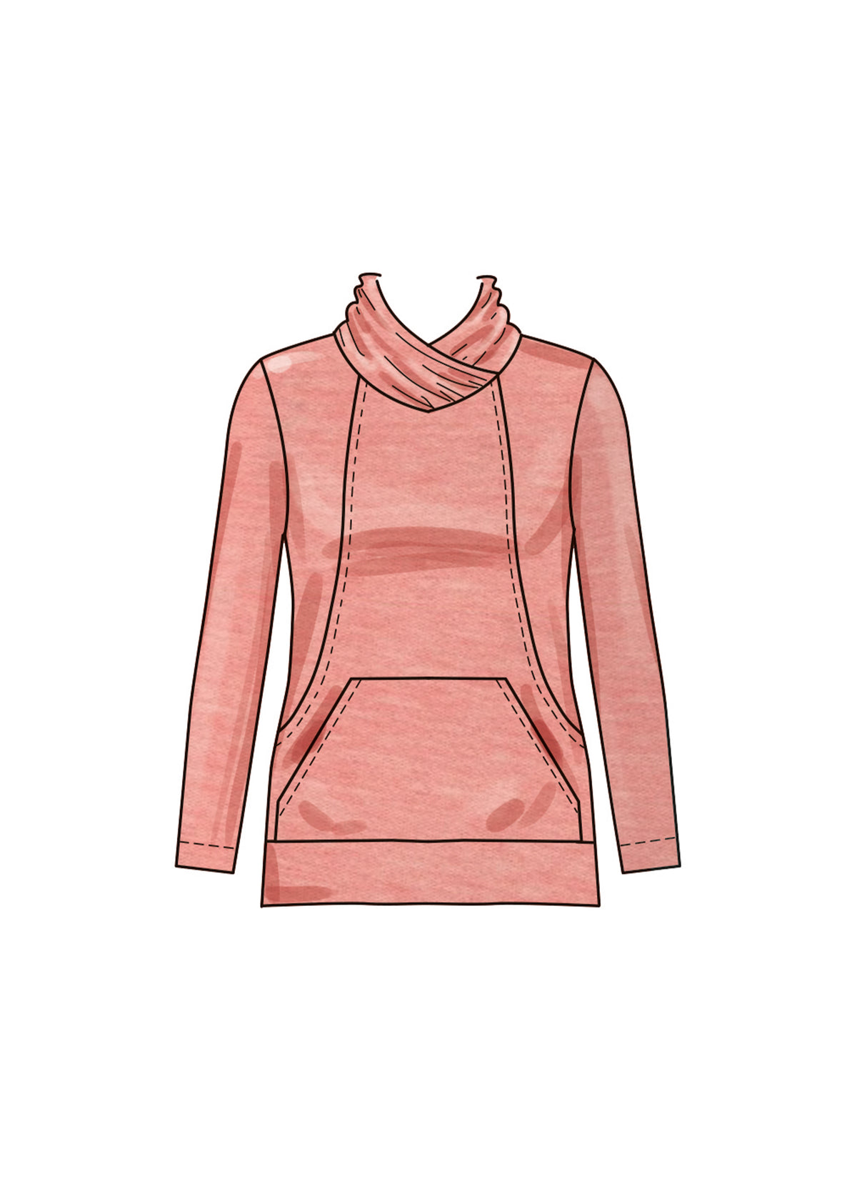 New Look sewing pattern N6771 envelope showing a long sleeve top