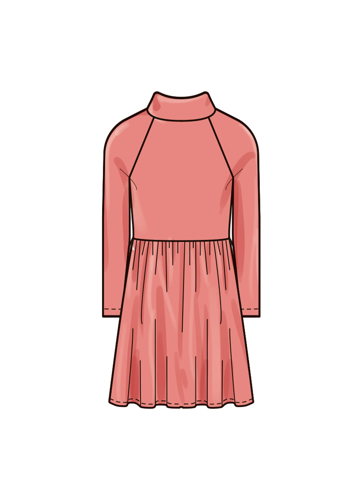 New Look sewing pattern N6773 envelope showing children's and girls' dresses