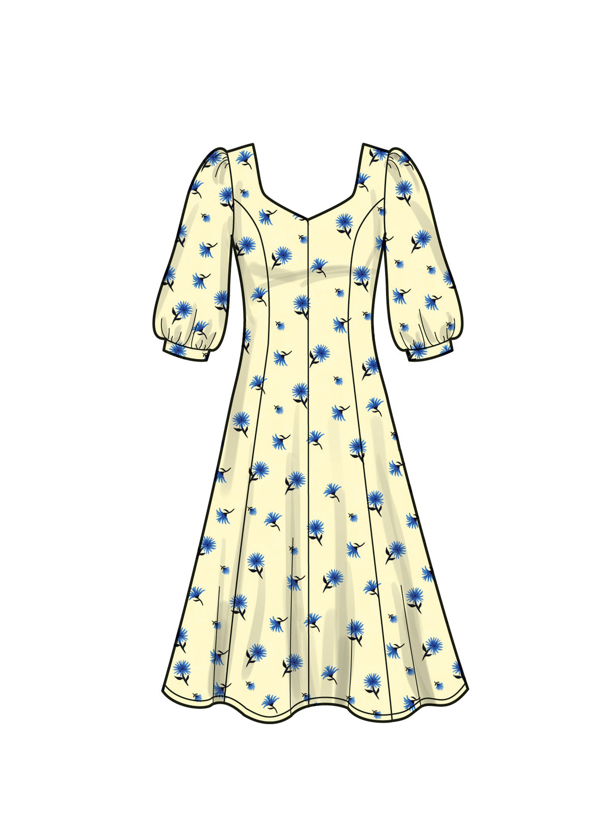 New Look sewing pattern N6776 envelope showing a dress