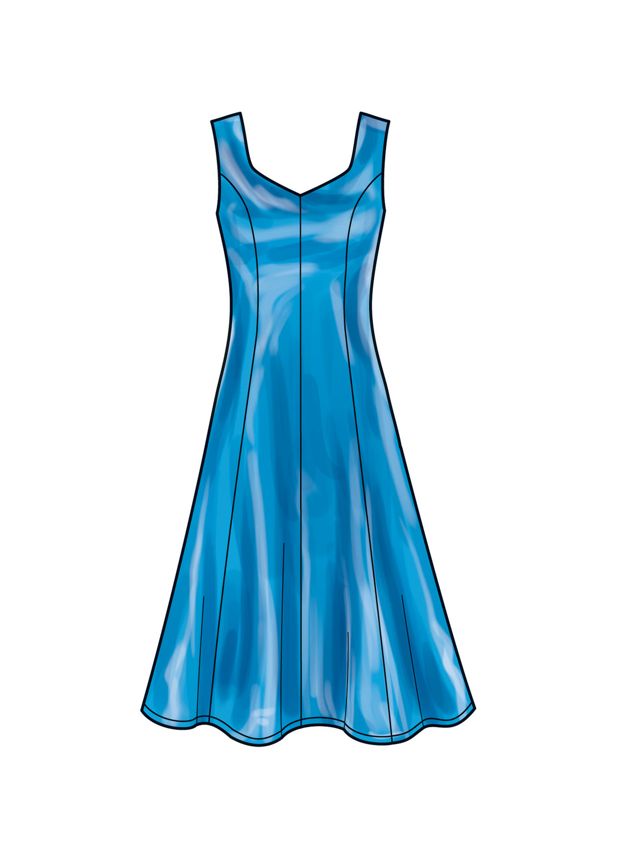 New Look sewing pattern N6776 envelope showing a dress