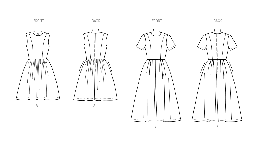 New Look sewing pattern N6777 envelope showing a dress and a jumpsuit