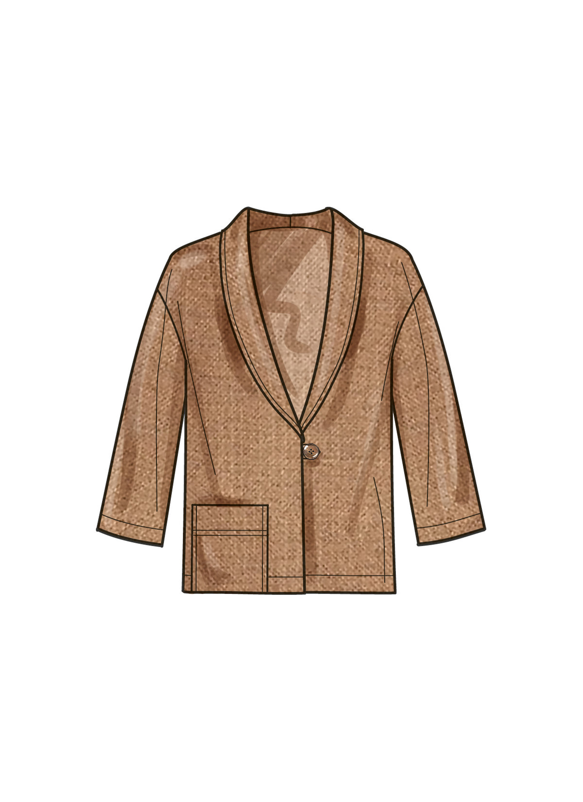 New Look sewing pattern N6780 envelope showing a relaxed unlined jacket