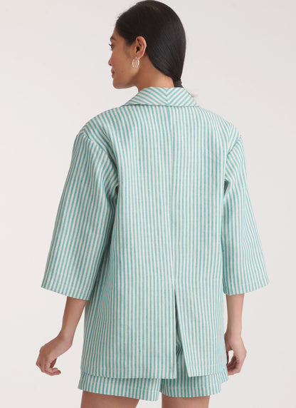New Look sewing pattern N6780 envelope showing a relaxed unlined jacket