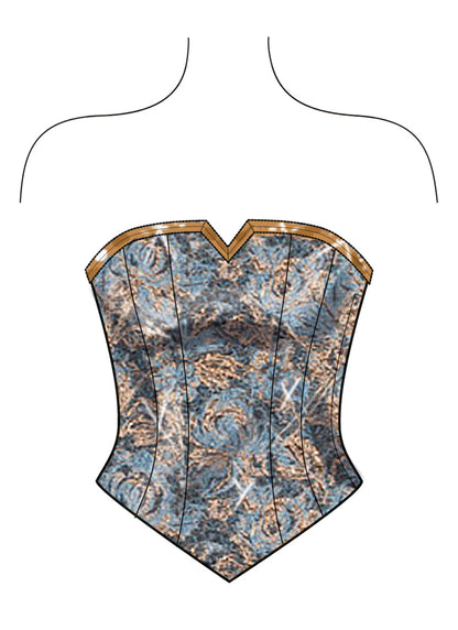 New Look sewing pattern N6787 envelope showing corsets
