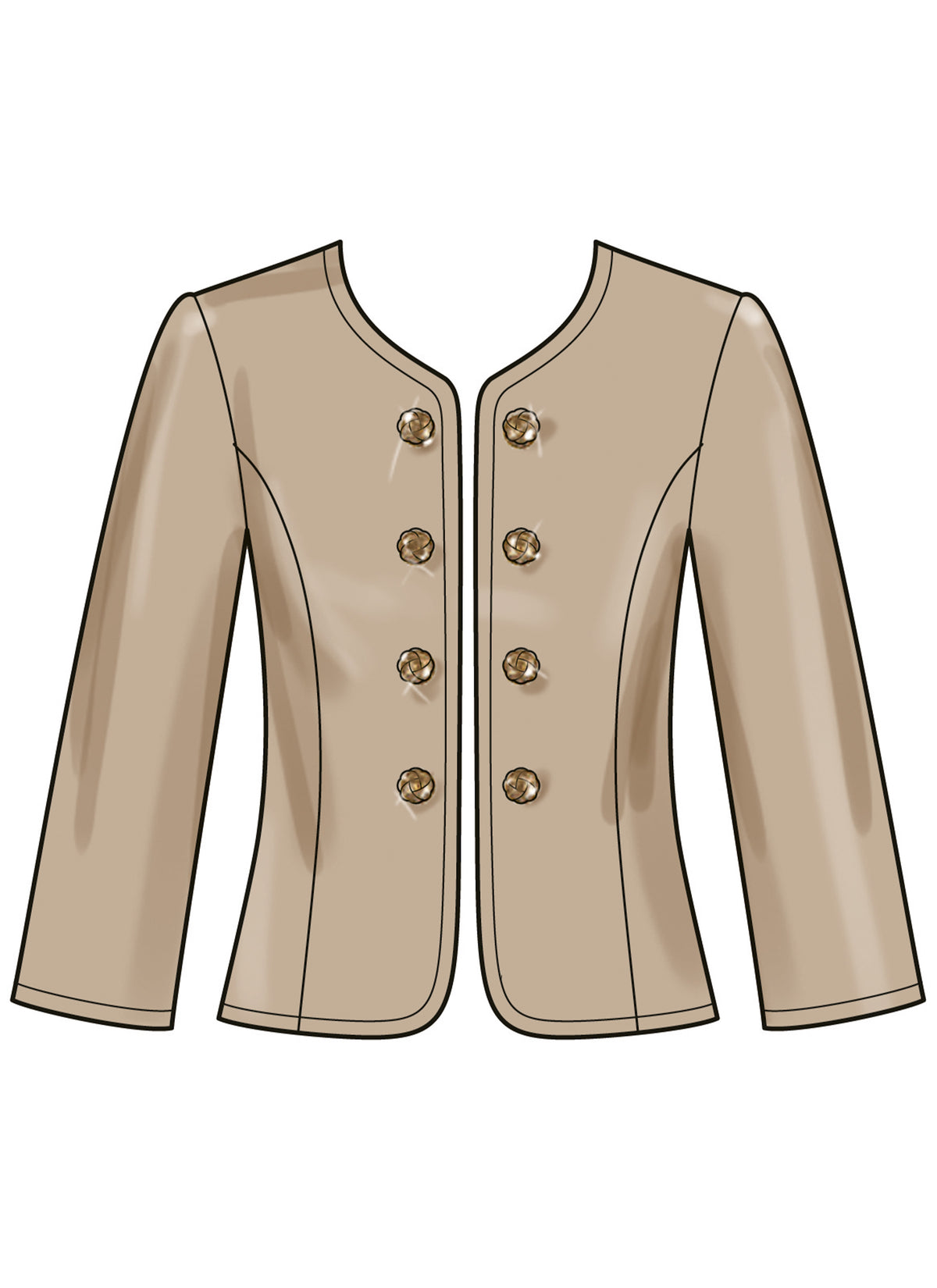 New Look sewing pattern N6789 envelope showing jackets