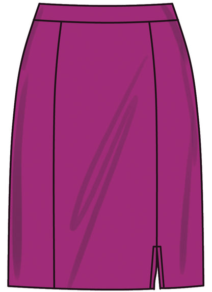 New Look sewing pattern N6792 envelope showing pencil skirts in three lengths