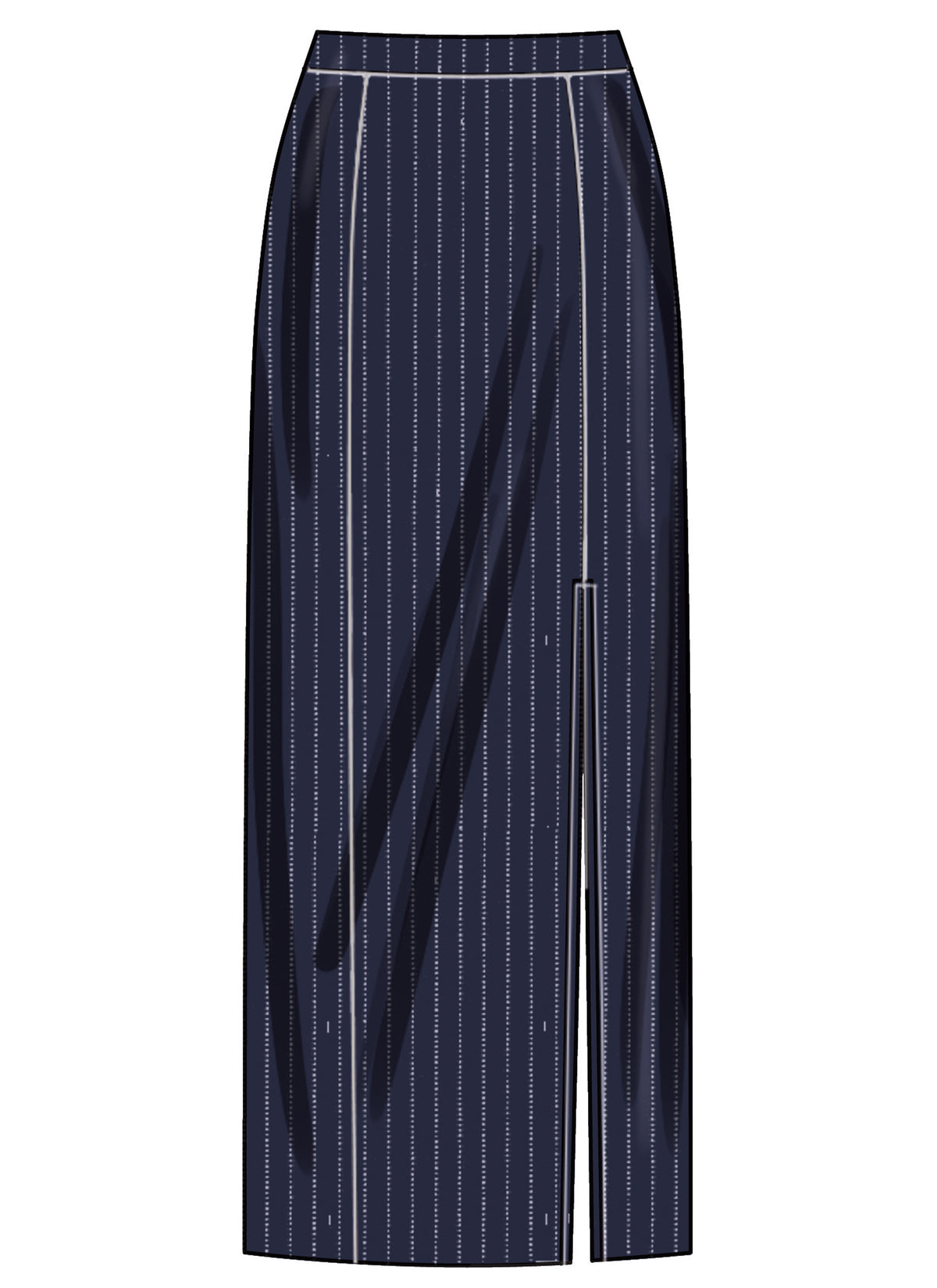 New Look sewing pattern N6792 envelope showing pencil skirts in three lengths
