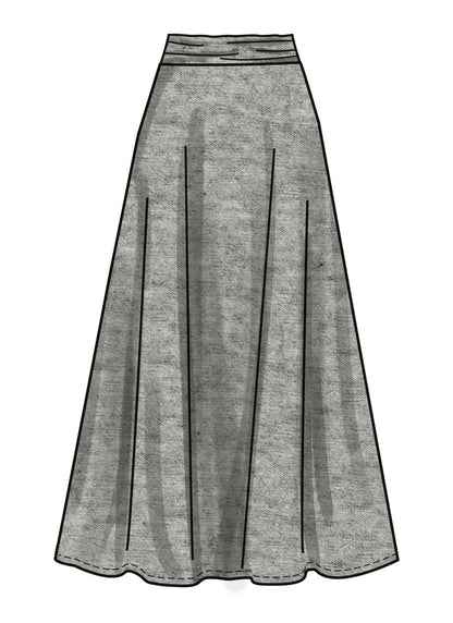 New Look N6804 sewing pattern envelope showing pullover tops