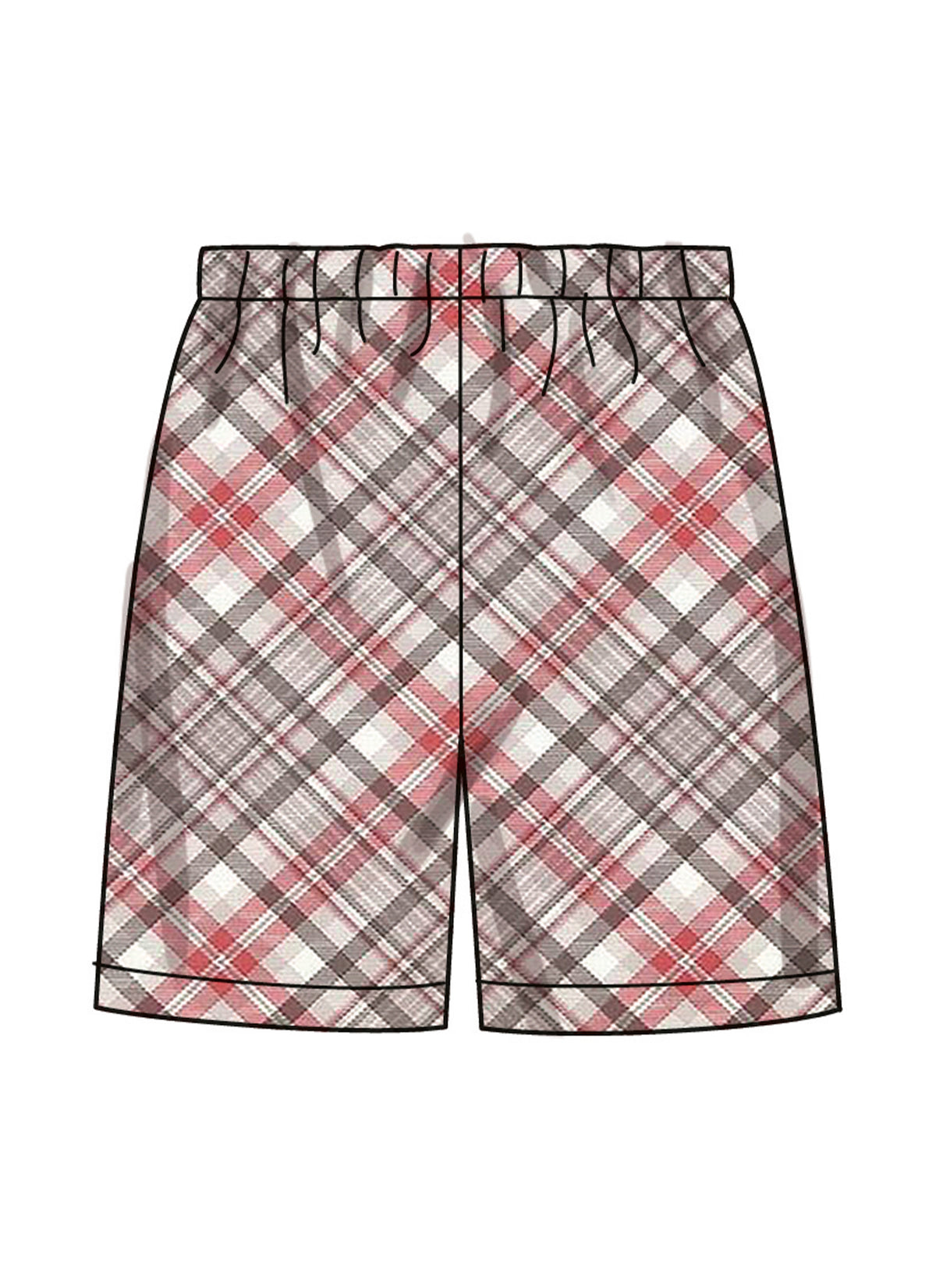 New Look N6805 sewing pattern envelope showing unisex sleepwear