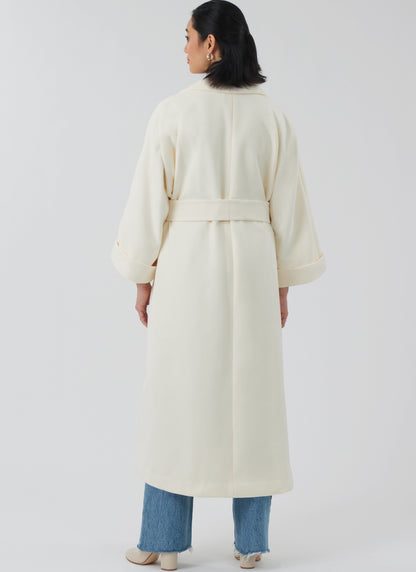 New Look N6810 sewing pattern envelope showing an oversized swing coat