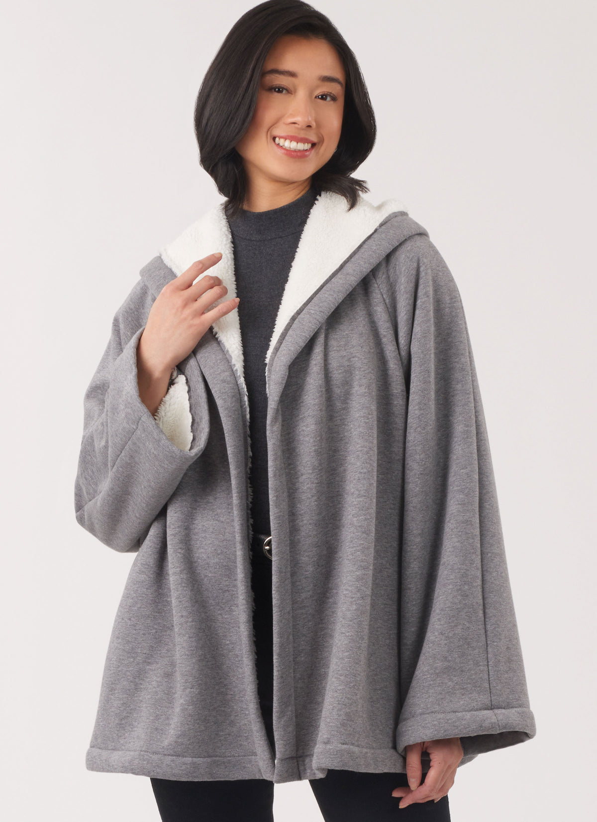 New Look N6811 sewing pattern envelope showing a hooded coat and jacket